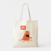 Tote Bag Monster mange des gens (Dos)