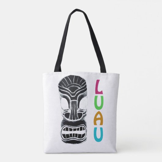 Tote Bag Monster Tiki Head Luau (Dos)