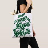 TOTE BAG MONSTERA DANS UN POT (De près)