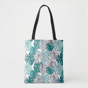 Tote Bag Monstera Duo Tone : Tropiques minimes