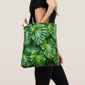 Tote Bag Monstera Green Fourre-tout (De près)