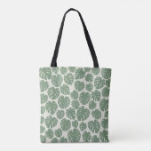 Tote Bag Monstera - Vert (Dos)