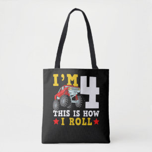 Tote Bag Monstre Camion IM 4This Is How I Roll Birthday