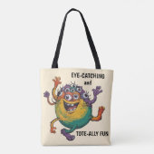 Tote Bag Monstre dansant (Dos)