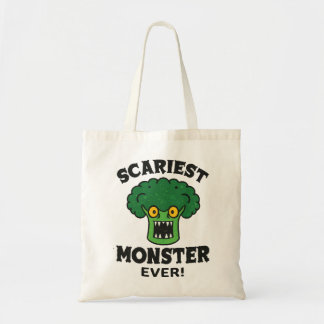 Tote Bag Monstre de brocoli effrayant