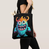 Tote Bag Monstre de dessin (De près)