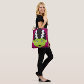 Tote Bag Monstre de fille verte (Sur le modèle)