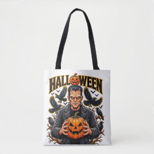 Tote Bag Monstre de Frankenstein d'Halloween