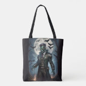 Tote Bag Monstre de Frankenstein Steampunk Halloween (Dos)