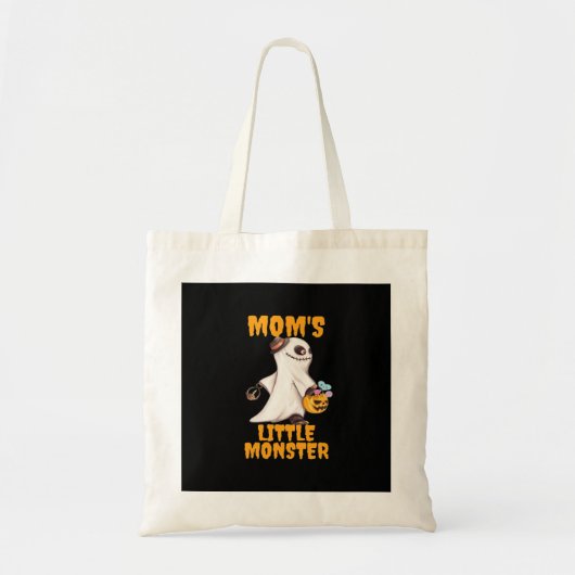Tote Bag Monstre de la petite maman du Boo Funny Graphisme (Devant)