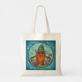 Tote Bag Monstre de sorcier noir (Dos)