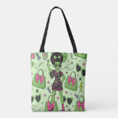 Tote Bag Monstre Déplaisant éffrayant Frankenstein Pour Hal (Dos)