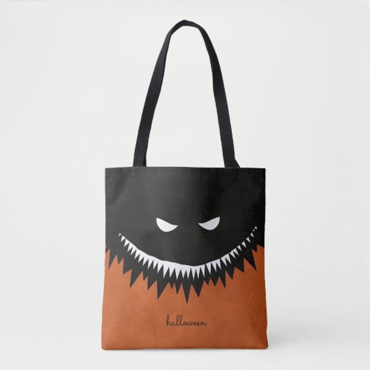 Tote Bag Monstre d'Halloween (Devant)