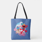 Tote Bag Monstre Elmo, Tango & Cookie | Meilleur Noël (Dos)