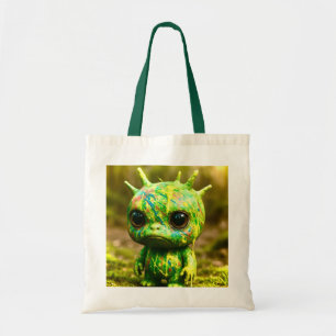 Tote Bag Monstre Goo Vert - Toile Déplaisante