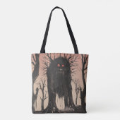 Tote Bag Monstre japonais Yokai Tree (Dos)