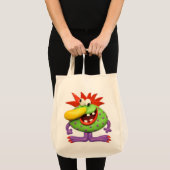 Tote Bag Monstre jaune de nez (Devant (produit))