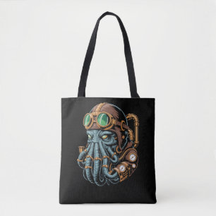 Tote Bag monstre Steampunk Cthulhu