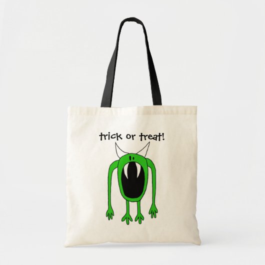 Tote Bag Monstre vert (Devant)