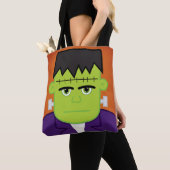 Tote Bag Monstre vert (De près)