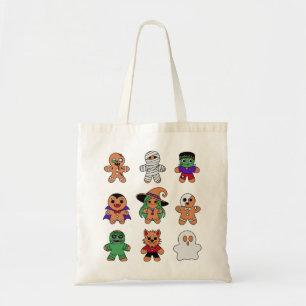 Tote Bag Monstres Classiques Hommes en pain d'épice