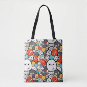Tote Bag Monstres de dessin (Devant)