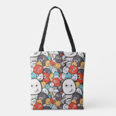 Tote Bag Monstres de dessin (Dos)