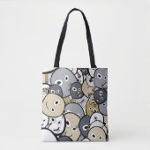 Tote Bag Monstres gribouillés (Devant)