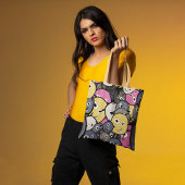 Tote Bag Monstres multicolores