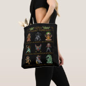 Tote Bag Monstres mythologiques aztèques (De près)
