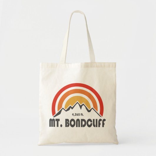 Tote Bag Mont Bondcliff New Hampshire (Devant)