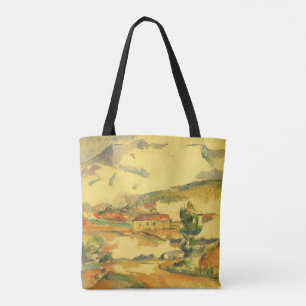 Tote Bag Mont Sainte Victoire par Paul Cezanne, Art Vintage