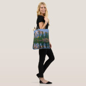 Tote Bag Mont Shuksan reflété dans le lac Reflection (Sur le modèle)
