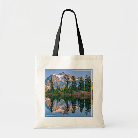 Tote Bag Mont Shuksan reflété dans le lac Reflection (Devant)
