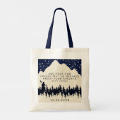 Tote Bag Mont-Tremblant Québec Montagnes Laurentiennes Cana (Dos)