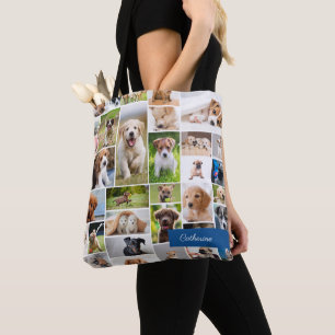 Tote Bag Montage photo de marionnettes adorable Chien