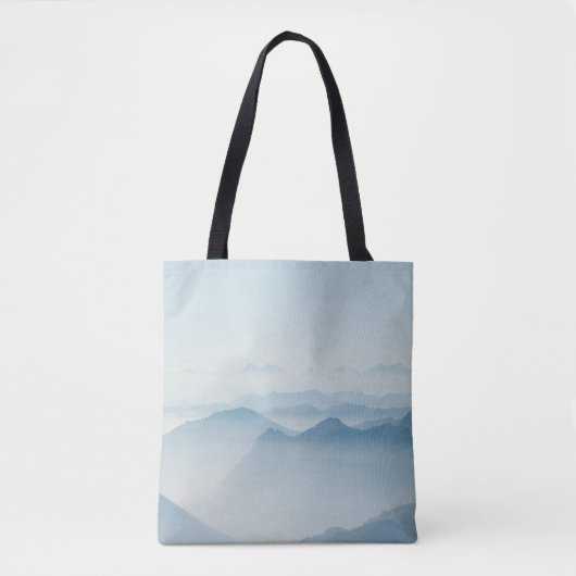 TOTE BAG MONTAGNES COUVERTES DE BROCHONS (Devant)