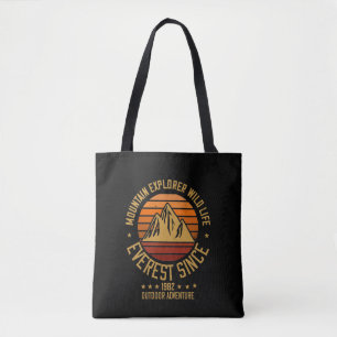 Tote Bag Montagnes - Explorateur de Montagne Faune Depuis 1
