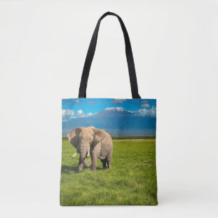 Tote Bag Montagnes Mont Kilimandjaro Tanzanie, Afrique