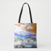Tote Bag Montagnes (montage photo) 2 (Devant)