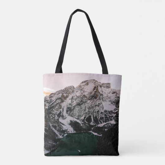 TOTE BAG MONTAGNES NEIGÉES (Dos)