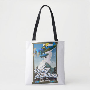 Tote Bag Montagnes Rocheuses par avion !