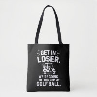 Monte dans la voiture de golf perdant cherche ma b