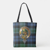 Tote Bag Monteith Tartan & Badge (Dos)