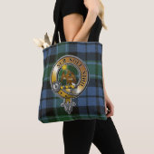Tote Bag Monteith Tartan & Badge (De près)