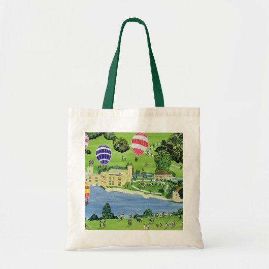 Tote Bag Monter en ballon chez Leeds Castle (Devant)