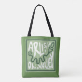 Tote Bag Monticule Fourre-tout de serpent d'ARLIS/NA Ohio (Dos)