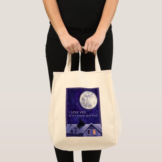 Tote Bag Montre de Lune (Devant (produit))
