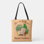 Tote Bag Montrez-moi le pouce Maître Gardener (Dos)