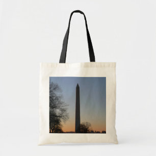 Tote Bag Monument de Washington au coucher du soleil